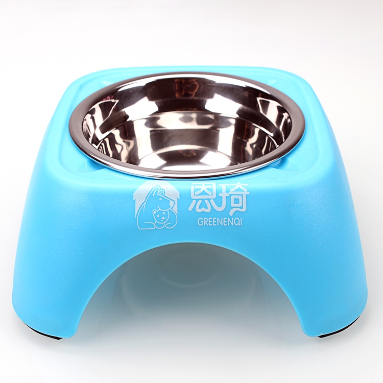 PP+Stainless steel  single dog Bowl